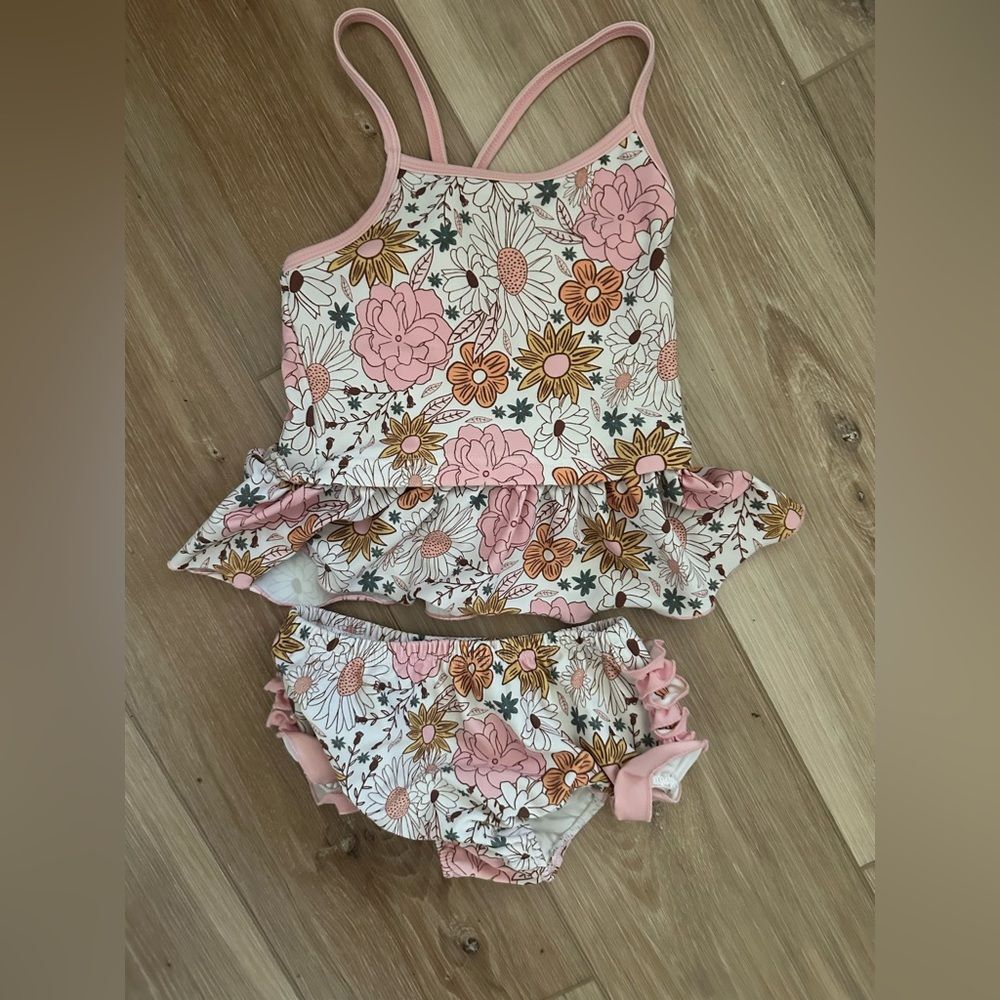 Caden Lane 2 Piece Tankini Swim 4T